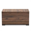 Bowery Hill Modern Walnut Brown Finished Cat Litter Box Cover House
