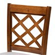 Bowery Hill Contemporary  Gray Upholstered Walnut Wood 2-Piece Pub Chair Set
