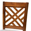 Bowery Hill Gray Upholstered Walnut Finished Wood 2-Piece Bar Stool Set