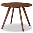 Bowery Hill Gray Upholstered Wood 5-Piece Dining Set