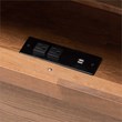 Bowery Hill Walnut Finished Wood Queen Size Platform Storage Bed