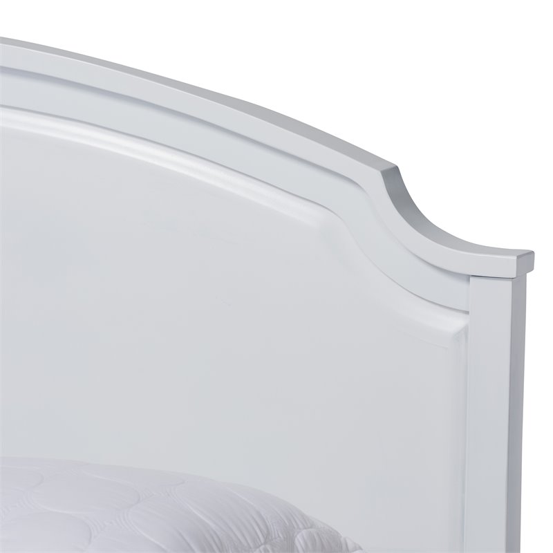 Bowery Hill White Finished Wood Full Size Storage Platform Bed