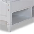 Bowery Hill White Finished Wood Full Size Storage Platform Bed