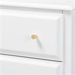Bowery Hill Transitional 4-Drawer Soild Wood Bedroom Chest in White