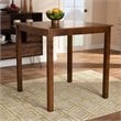 Bowery Hill Walnut Brown Finished Wood Counter Height Pub Table