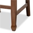 Bowery Hill Gray Upholstered Walnut Finished 5-Piece Wood Pub Set