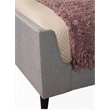 Bowery Hill Queen Upholstered Bed in Gray Linen