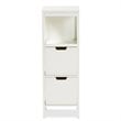 Bowery Hill White Finished 2-Drawer Wood Storage Cabinet