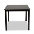 Bowery Hill Contemporary Chocolate Finished Rectangular Wood Dining Table