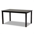 Bowery Hill Contemporary Chocolate Finished Rectangular Wood Dining Table
