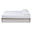 Bowery Hill Full Size Grey Finished Wood Platform Bed Frame