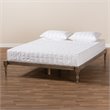 Bowery Hill Full Size Grey Finished Wood Platform Bed Frame
