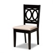 Bowery Hill Upholstered Sand 7-Piece Dining Set Rectangular Modern Requires Assembly