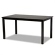 Bowery Hill Upholstered Sand 7-Piece Dining Set Rectangular Modern Requires Assembly