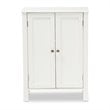 Bowery Hill 2-Door Engineered Wood Multipurpose Storage Cabinet in White