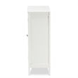 Bowery Hill 2-Door Engineered Wood Multipurpose Storage Cabinet in White