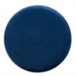 Bowery Hill Navy Blue Velvet Upholstered Gold Finished Storage Ottoman