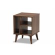 Bowery Hill Brown Finished Wood End Table
