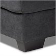 Bowery Hill Dark Grey Sectional Sofa with Right Facing Chaise