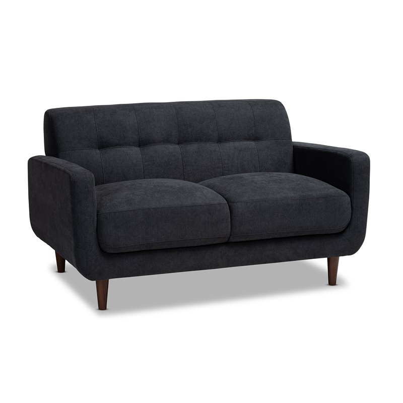 Bowery Hill Dark Grey Upholstered Living Room Set