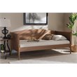 Bowery Hill Brown Finished Wood Daybed