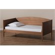 Bowery Hill Brown Finished Wood Daybed