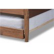 Bowery Hill Brown Finished Wood Daybed with Trundle