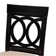 Bowery Hill Sand Upholstered Espresso Wood 5-piece Pub Set