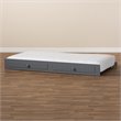 Bowery Hill Twin Trundle in Gray