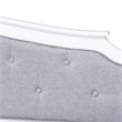Bowery Hill Twin Size Grey Upholstered Daybed with Trundle