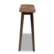 Bowery Hill Mid-Century Walnut Wood Console Table