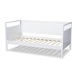 Bowery Hill Traditional Rubberwood/MDF Wood/LVL Twin Size Daybed in White