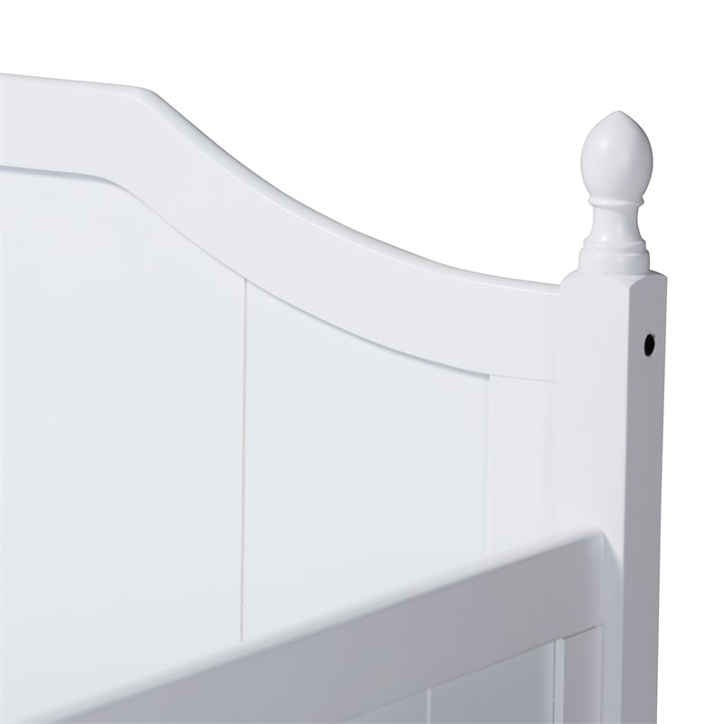 Bowery Hill Farmhouse Wood Twin Daybed with Trundle in White