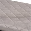 Bowery Hill Two-Tone Grey Upholstered Walnut Wood Daybed
