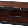 Bowery Hill 2-Drawer Wood and Metal Sideboard Server in Walnut Brown