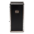 Bowery Hill Silver Metal Floral Accent Cabinet