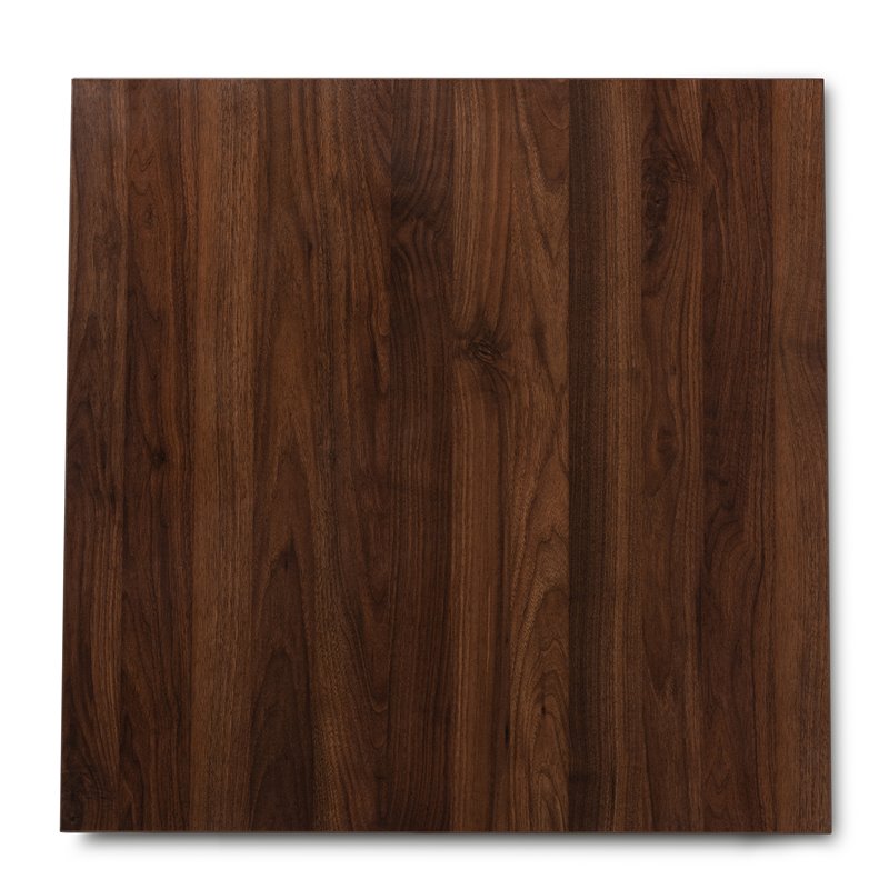 Bowery Hill 5-Piece Wood Dining Set in Beige and Dark Walnut Brown