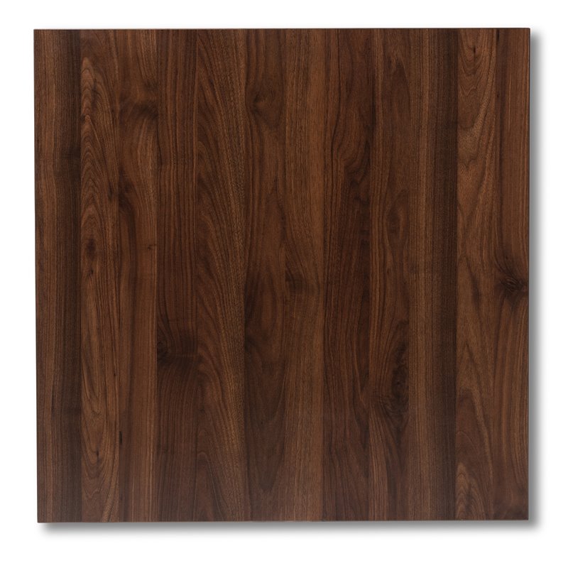 Bowery Hill 5-Piece Wood Dining Set in Gray and Dark Walnut Brown