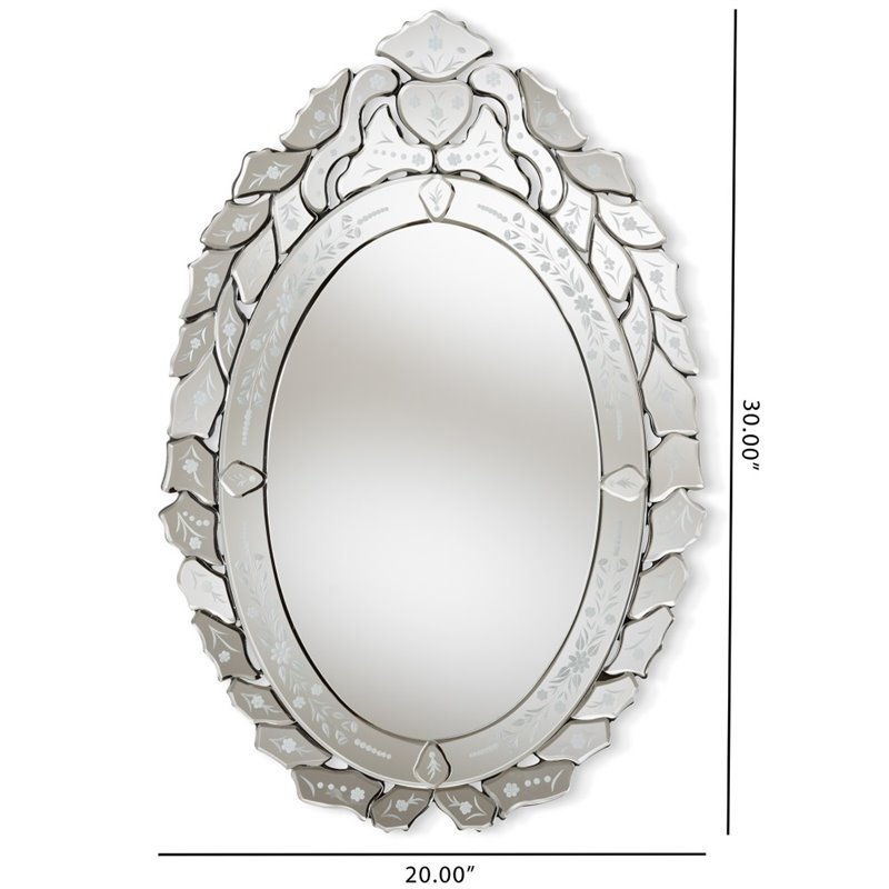 Bowery Hill Venetian Style Decorative Wall Mirror