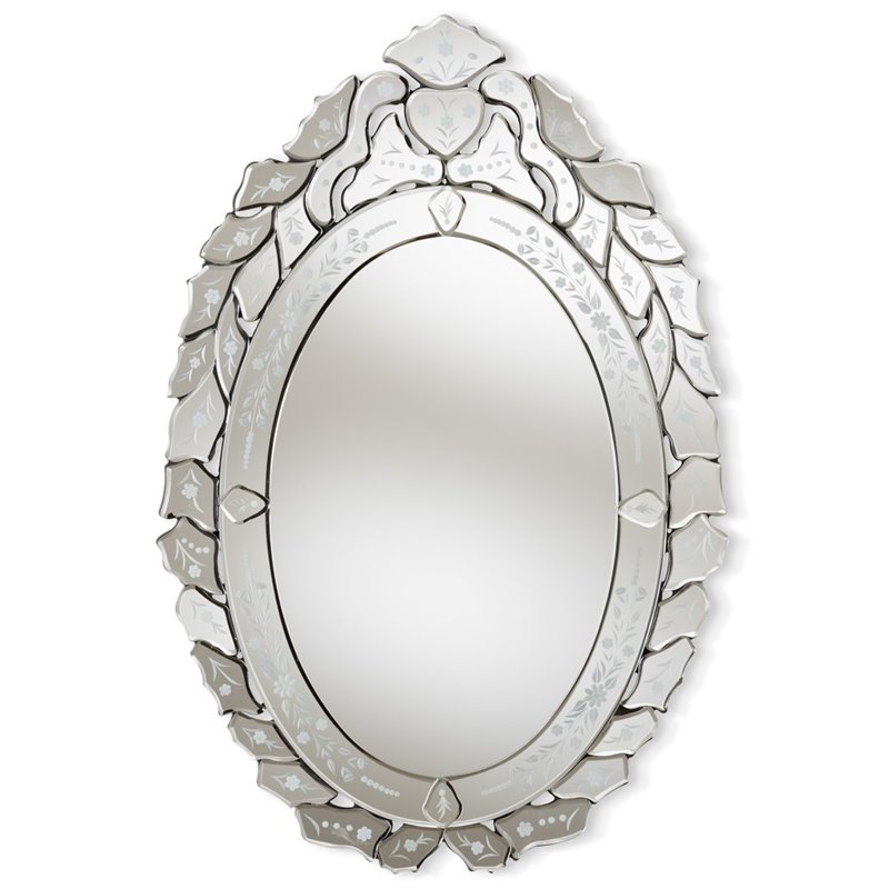 Bowery Hill Venetian Style Decorative Wall Mirror
