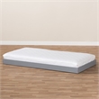 Bowery Hill Contemporary Twin Trundle in Gray
