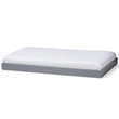 Bowery Hill Contemporary Twin Trundle in Gray