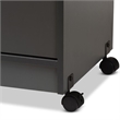 Bowery Hill Microwave Stand in Dark Grey