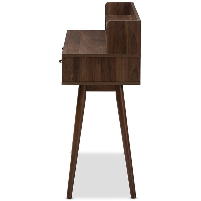 Bowery Hill Writing Desk in Walnut Brown