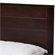 Bowery Hill Full Platform Bed in Espresso