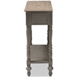 Bowery Hill 2 Drawer Console Table in Brown