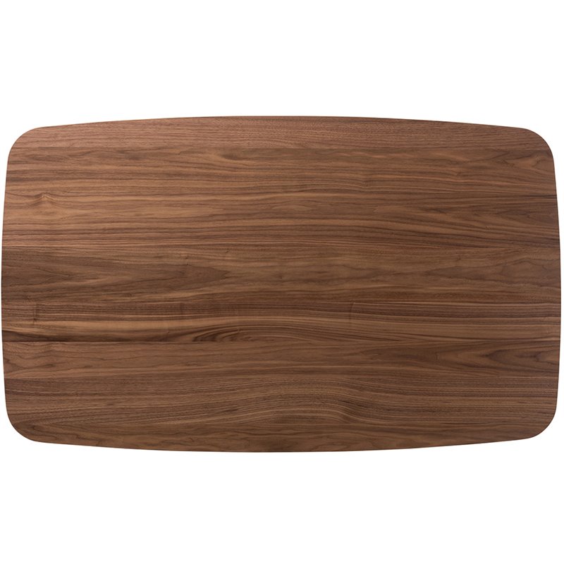 Bowery Hill 5 Piece Dining Set in Gray and Walnut Brown