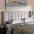 Bowery Hill King Panel Headboard in Grayish Beige