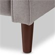 Bowery Hill Tufted Recliner in Light Gray