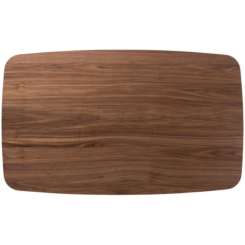 Bowery Hill 5 Piece Dining Set in Dark Gray and Walnut Brown